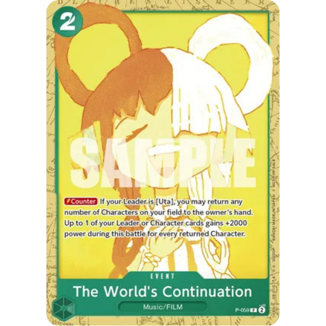 The World's Continuation (Starter Deck 11: Uta Deck Battle) (P-059) - One Piece Promotion Cards