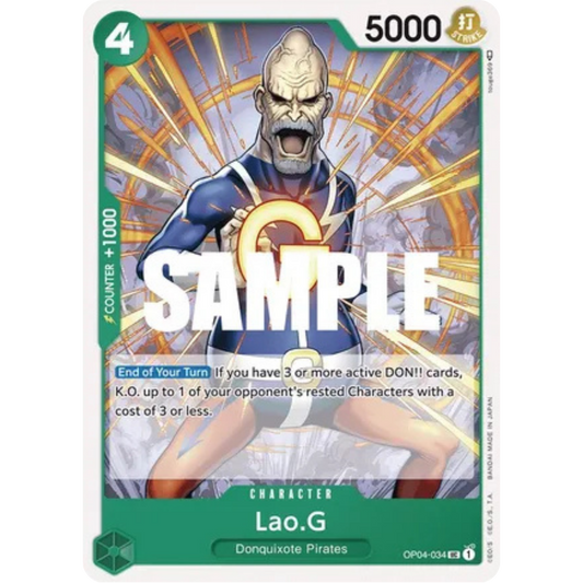 Lao.G (OP04-034) - Kingdoms of Intrigue