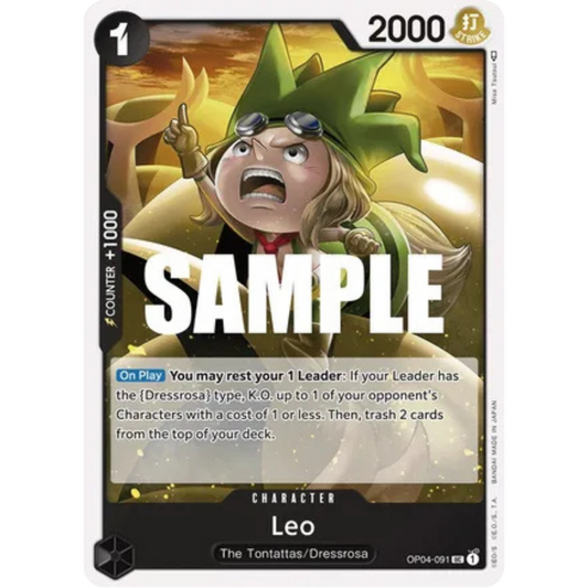 Leo (OP04-091) - Kingdoms of Intrigue