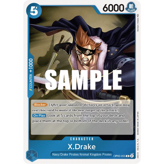 X.Drake (OP05-055) - Awakening of the New Era Foil