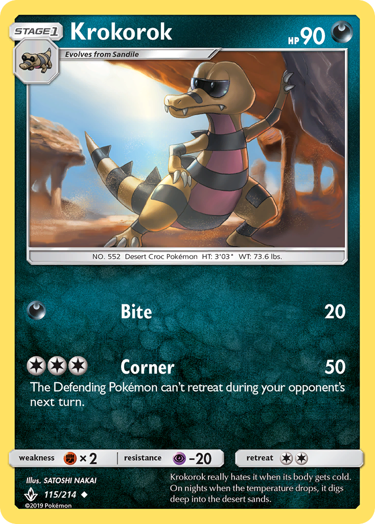 Krokorok  SM  Unbroken Bonds - Uncommon
