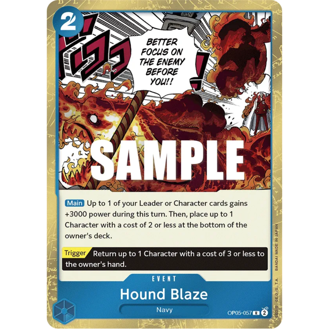 Hound Blaze (OP05-057) - Awakening of the New Era Foil