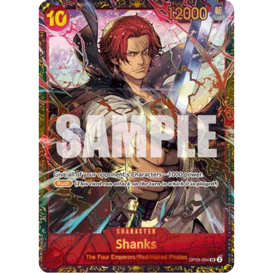 Shanks (Championship 25-26 Offline Regionals Season 2) (OP09-004) - One Piece Promotion Cards Foil