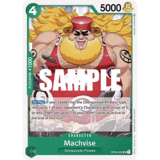 Machvise (OP04-033) - Kingdoms of Intrigue