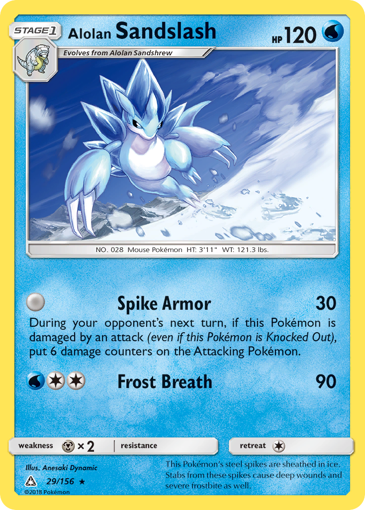 Alolan Sandslash 029  SM  Ultra Prism - Rare
