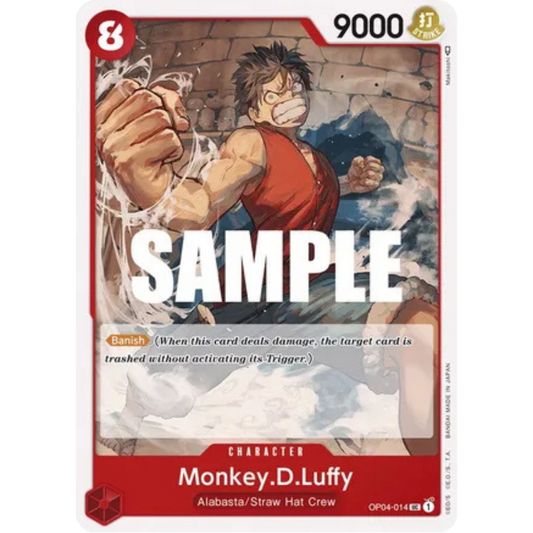 Monkey.D.Luffy (014) (OP04-014) - Kingdoms of Intrigue
