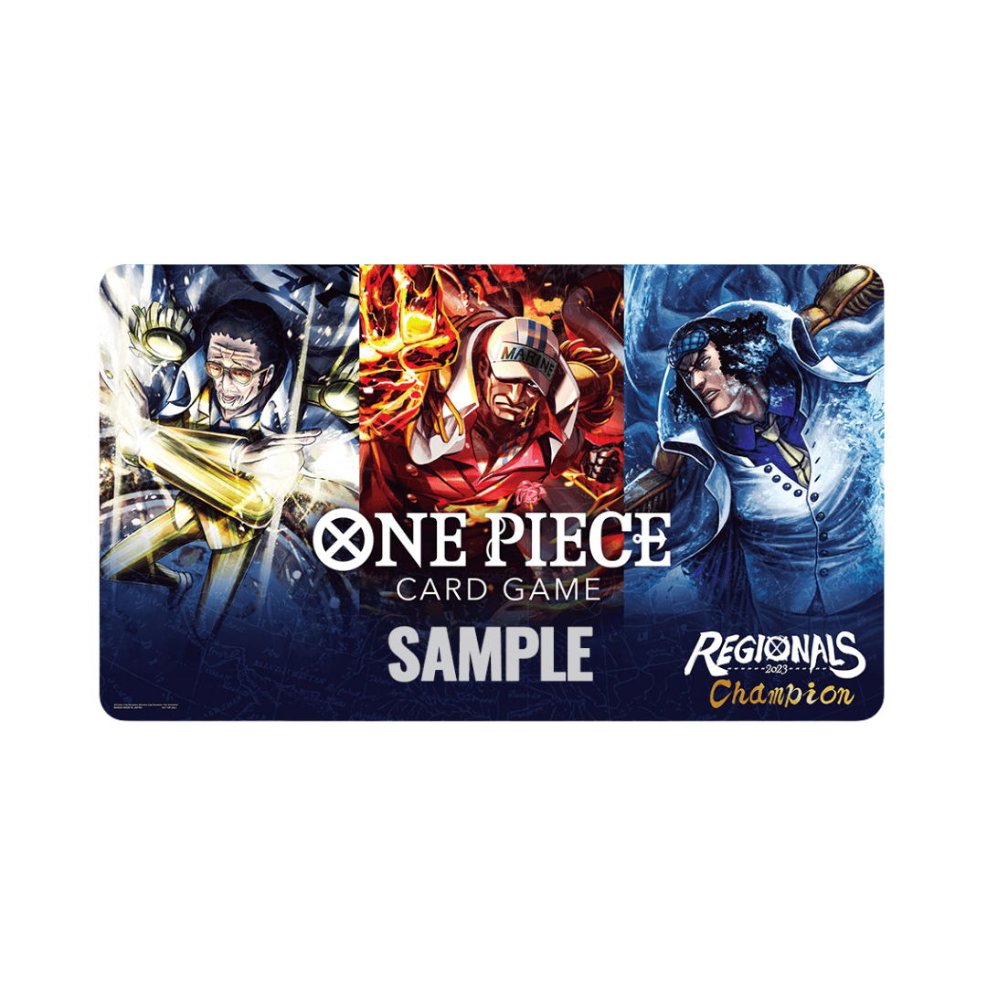 One Piece Official Playmat - Three Admirals (Regionals Champion)