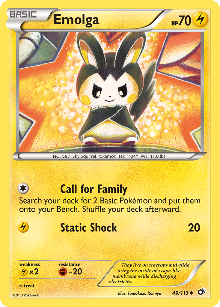 Emolga 049  Legendary Treasures - Uncommon