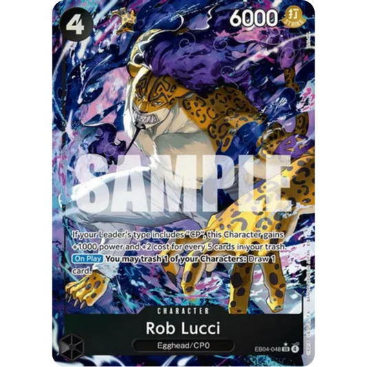 Rob Lucci (Alternate Art) (EB04-048) - Adventure on Kami's Island Foil