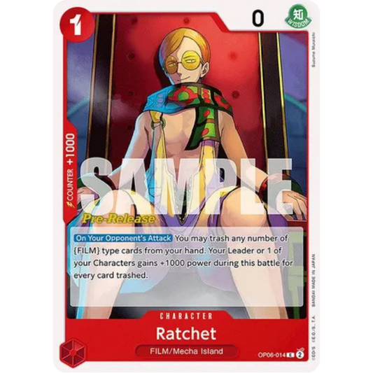Ratchet (OP06-014) - Wings of the Captain Pre-Release Cards