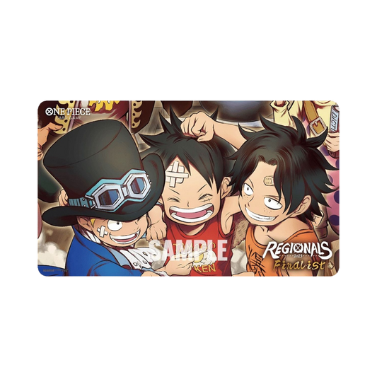 One Piece Official Playmat - Ace/Sabo/Luffy (Regionals Finalist)