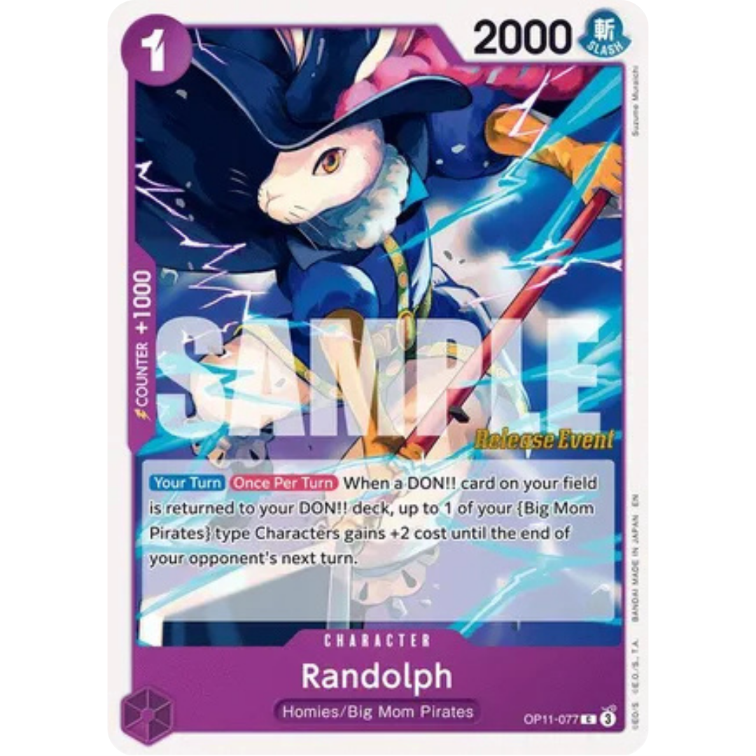 Randolph (OP11-077) - A Fist of Divine Speed Release Event Cards