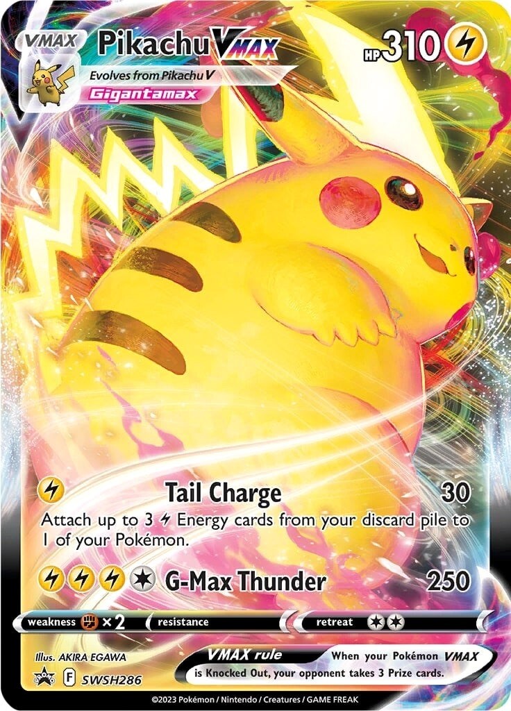 Pikachu VMAX SWSH286  - Holofoil Jumbo Cards - Promo