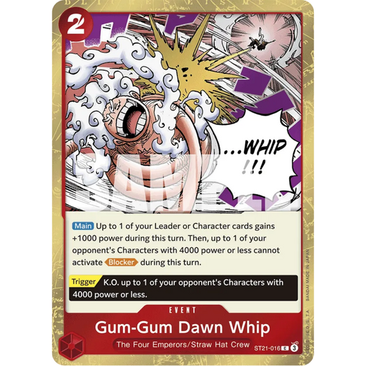 Gum-Gum Dawn Whip (ST21-016) - Starter Deck EX: Gear 5 Foil