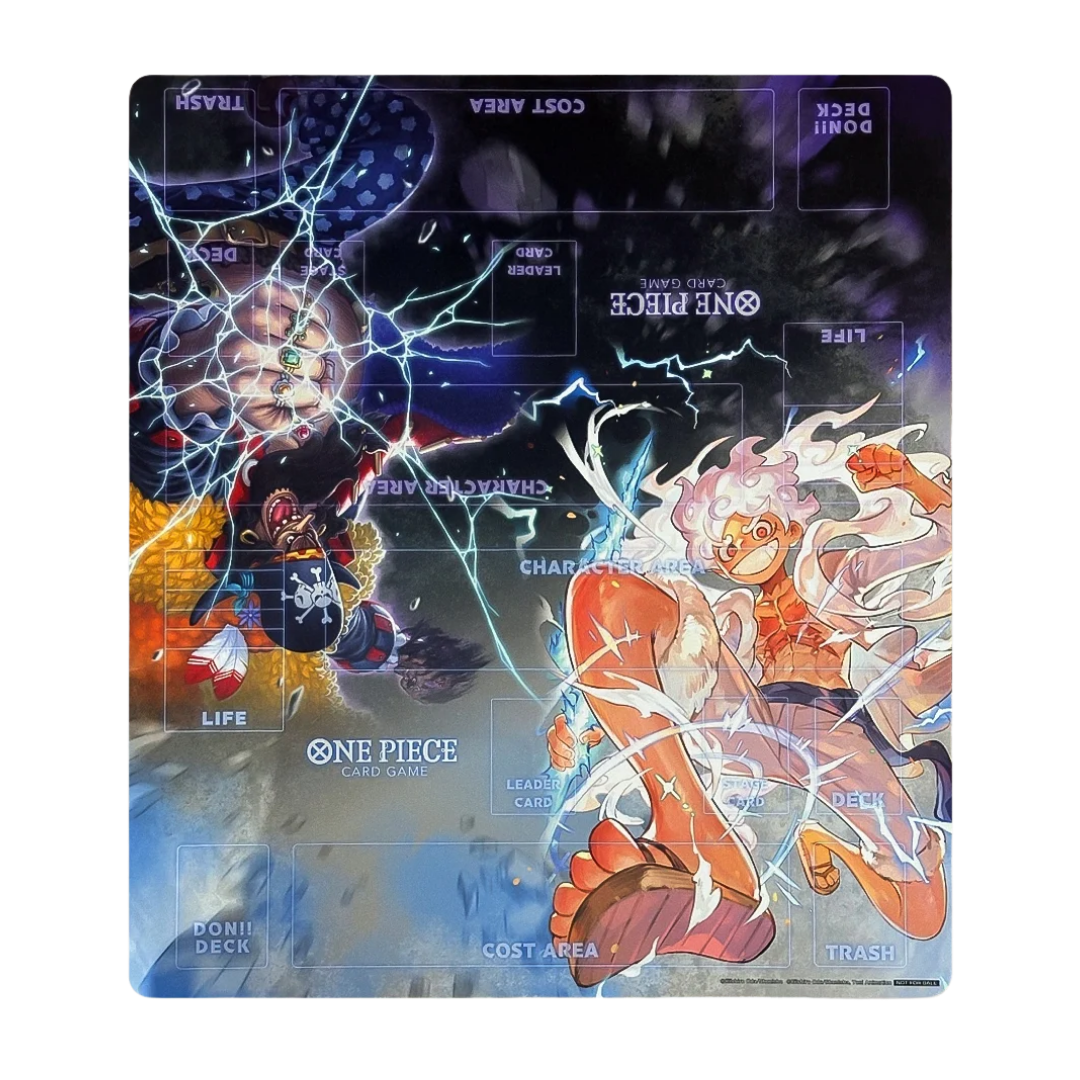 One Piece Official Playmat - Luffy & Blackbeard 2-Player Tournament Mat