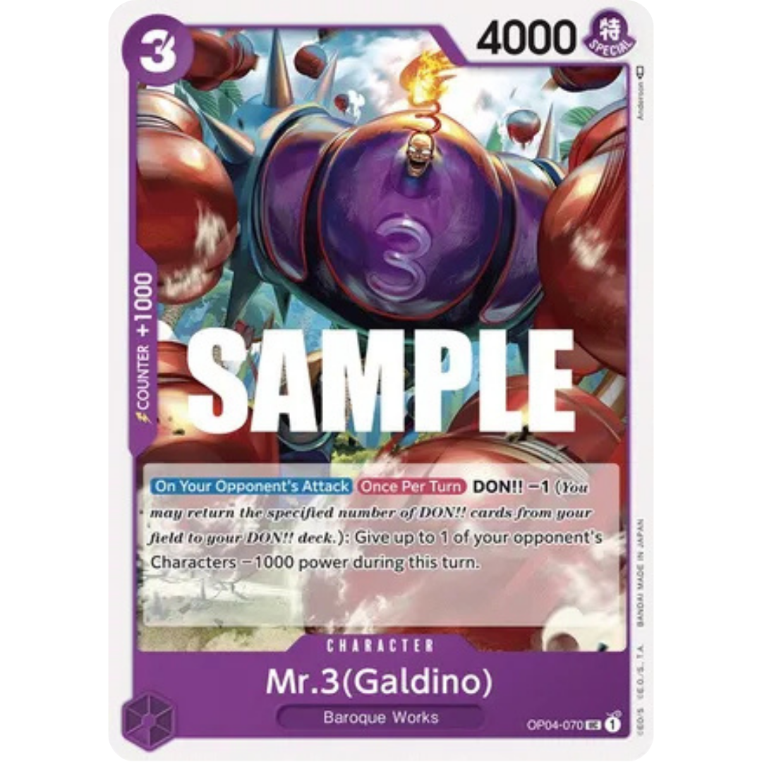 Mr.3 (Galdino) (OP04-070) - Kingdoms of Intrigue