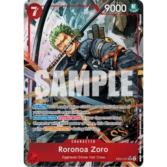 Roronoa Zoro (EB04-007) (Alternate Art) (EB04-007) - Adventure on Kami's Island Foil
