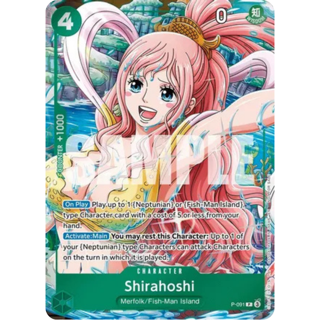 Shirahoshi (Event Pack Vol. 7) (P-091) - One Piece Promotion Cards Foil