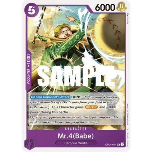 Mr.4 (Babe) (OP04-071) - Kingdoms of Intrigue