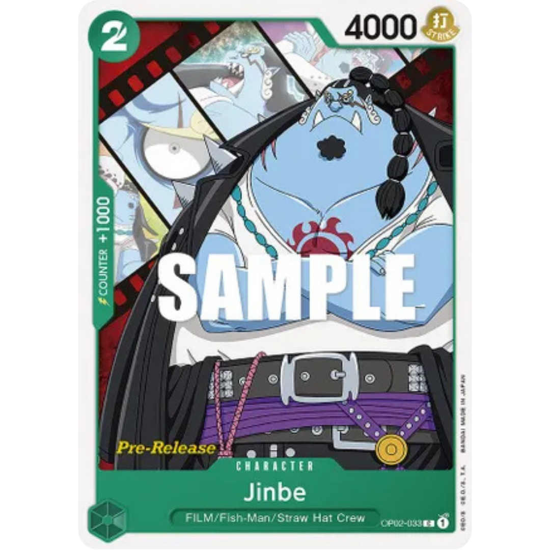Jinbe (OP02-033) - Paramount War Pre-Release Cards