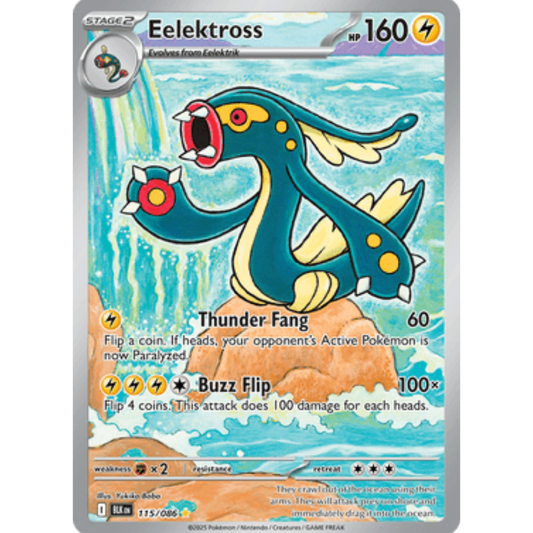 Eelektross 115/086  - Holofoil SV Black Bolt - Illustration Rare