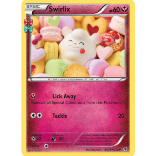 Swirlix RC19/RC32  - Holofoil Generations Radiant Collection - Uncommon