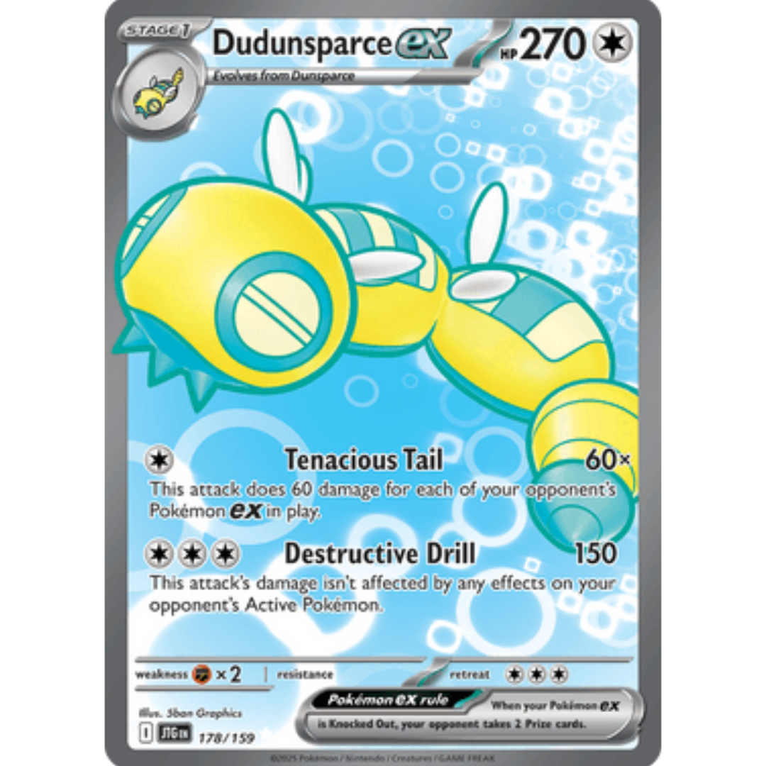 Dudunsparce ex 178/159  - Holofoil SV09 Journey Together - Ultra Rare