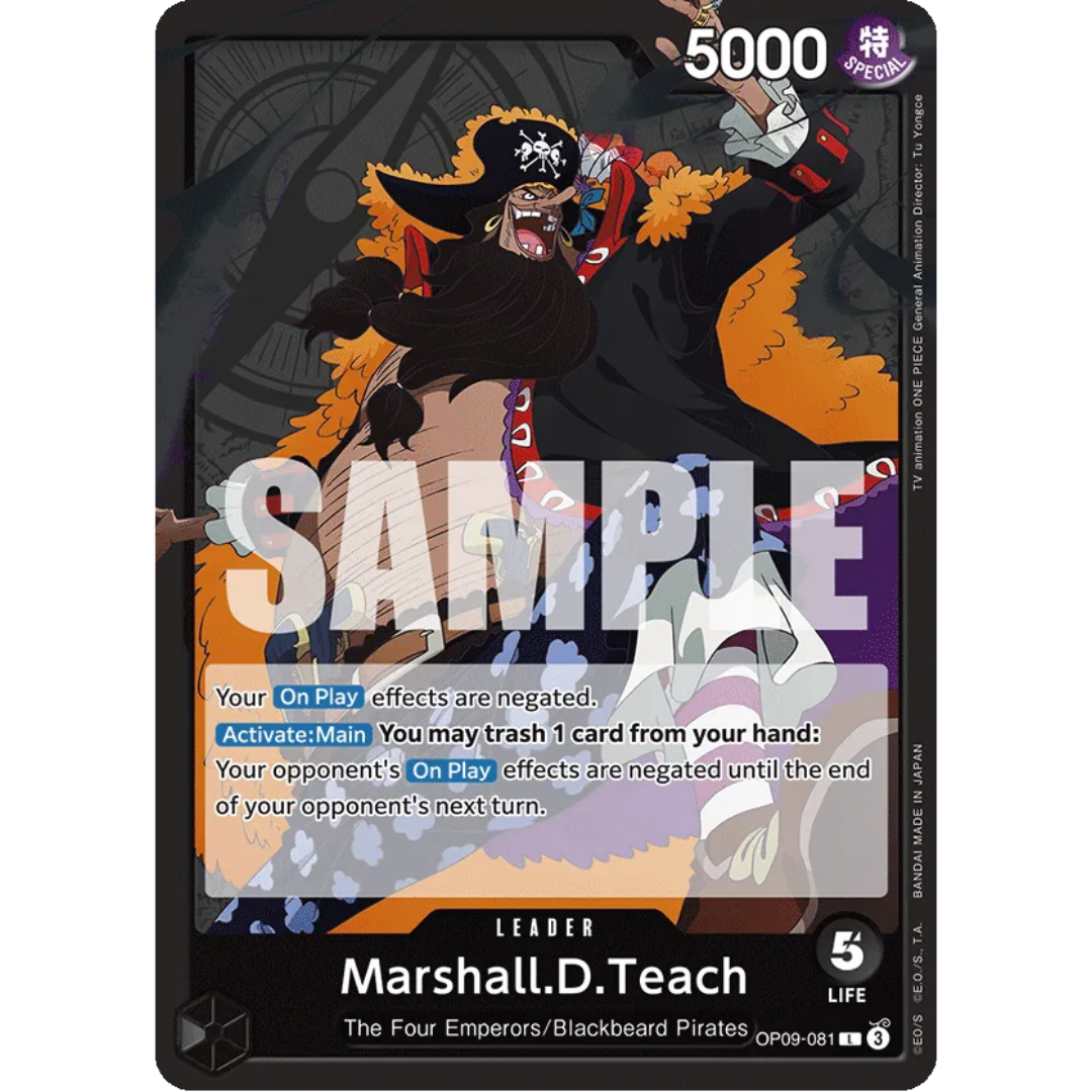 Marshall.D.Teach (081) (OP09-081) - Emperors in the New World