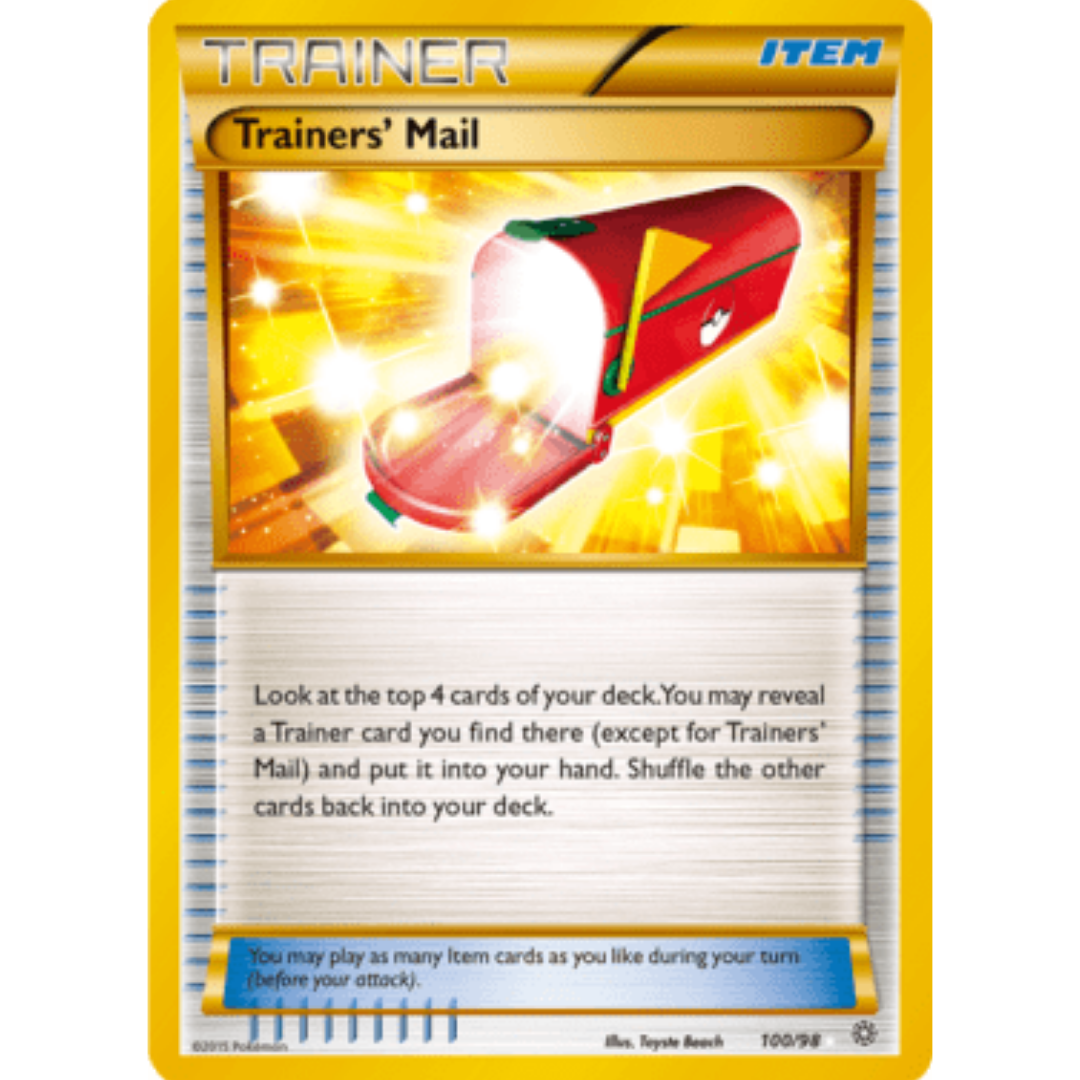Trainers' Mail (Secret) 100/98  - Holofoil XY  Ancient Origins - Secret Rare