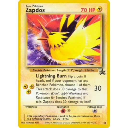 Zapdos 023/53  WoTC Promo - Promo