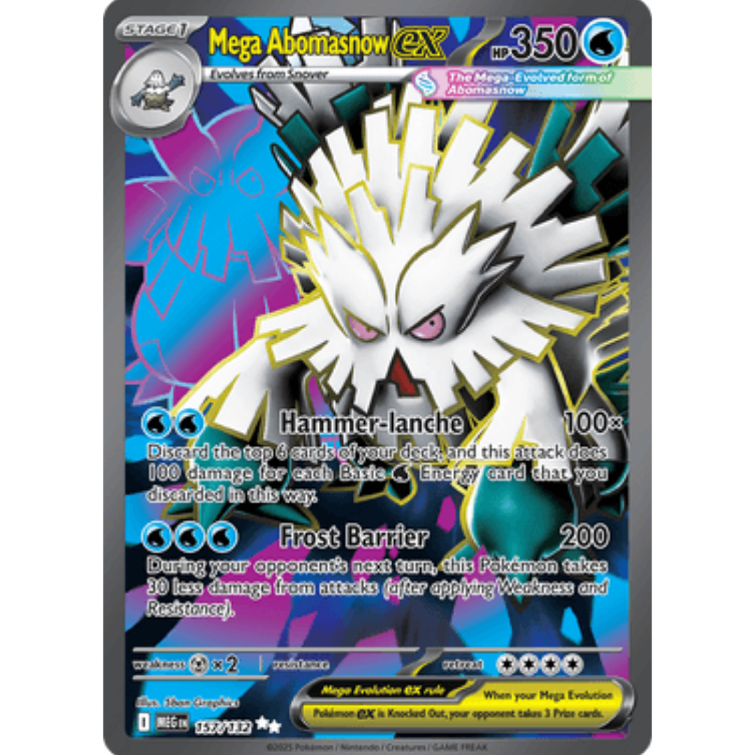 Mega Abomasnow ex 157/132  - Holofoil ME01 Mega Evolution - Ultra Rare