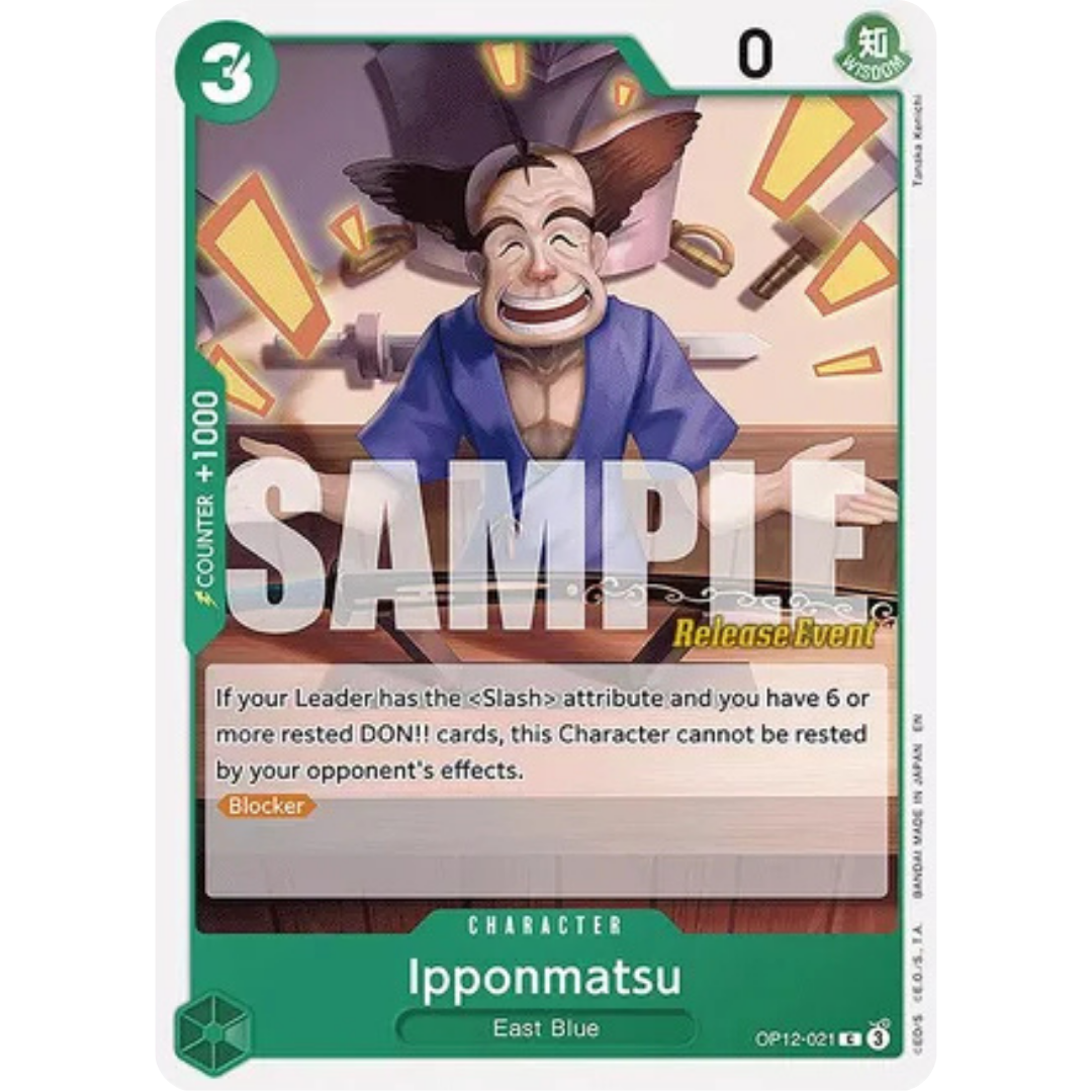 Ipponmatsu (OP12-021) - Legacy of the Master Release Event Cards