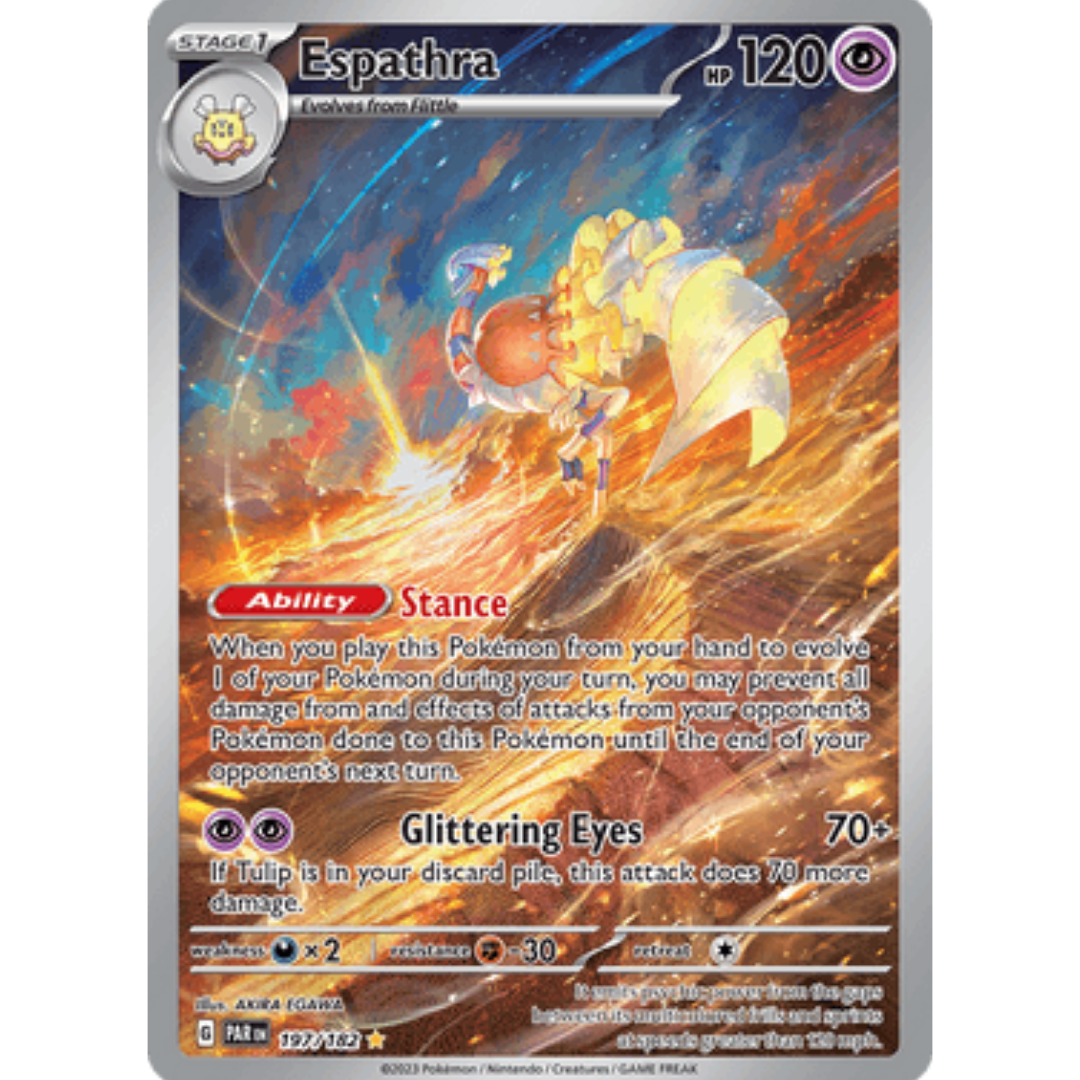 Espathra 197/182  - Holofoil SV04 Paradox Rift - Illustration Rare
