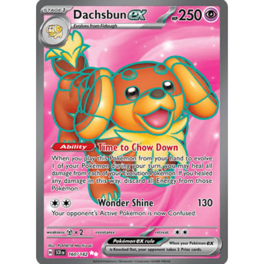 Dachsbun ex 160/142  - Holofoil SV07 Stellar Crown - Ultra Rare