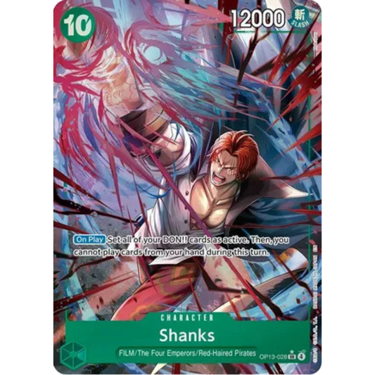Shanks (028) (Alternate Art) (OP13-028) - Carrying On His Will Foil