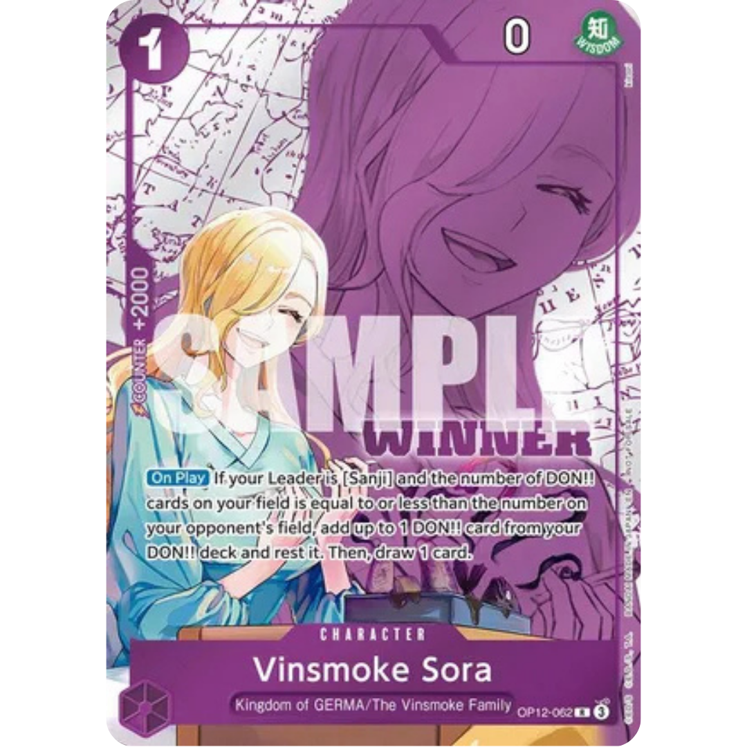Vinsmoke Sora (Winner Pack 2026 Vol. 1) (OP12-062) - One Piece Promotion Cards Foil