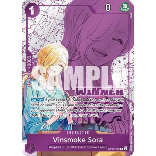 Vinsmoke Sora (Winner Pack 2026 Vol. 1) (OP12-062) - One Piece Promotion Cards Foil