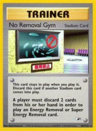 No Removal Gym 103  - Unlimited Gym Heroes - Rare