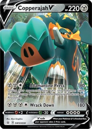 Copperajah V SWSH030  - Holofoil SWSH Sword & Shield Promo Cards - Promo