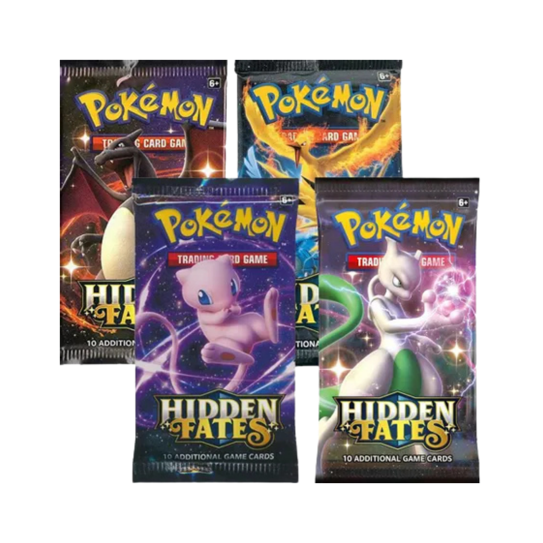Hidden Fates Booster Pack Art Bundle [Set of 4]