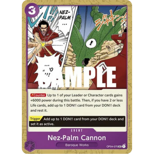 Nez-Palm Cannon (OP04-075) - Kingdoms of Intrigue