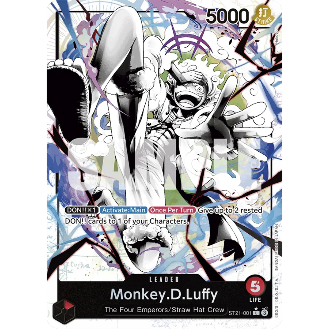 Monkey.D.Luffy (001) (Parallel) (ST21-001) - Starter Deck EX: Gear 5 Foil