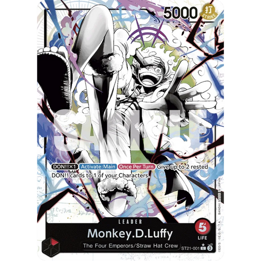 Monkey.D.Luffy (001) (Parallel) (ST21-001) - Starter Deck EX: Gear 5 Foil