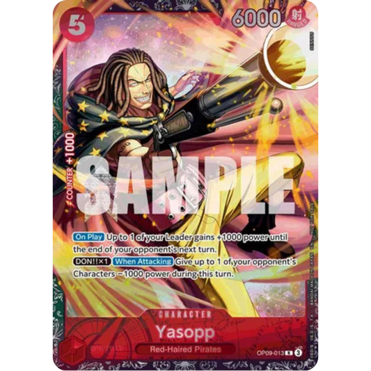 Yasopp (Championship 25-26 Offline Regionals Season 2) (OP09-013) - One Piece Promotion Cards Foil