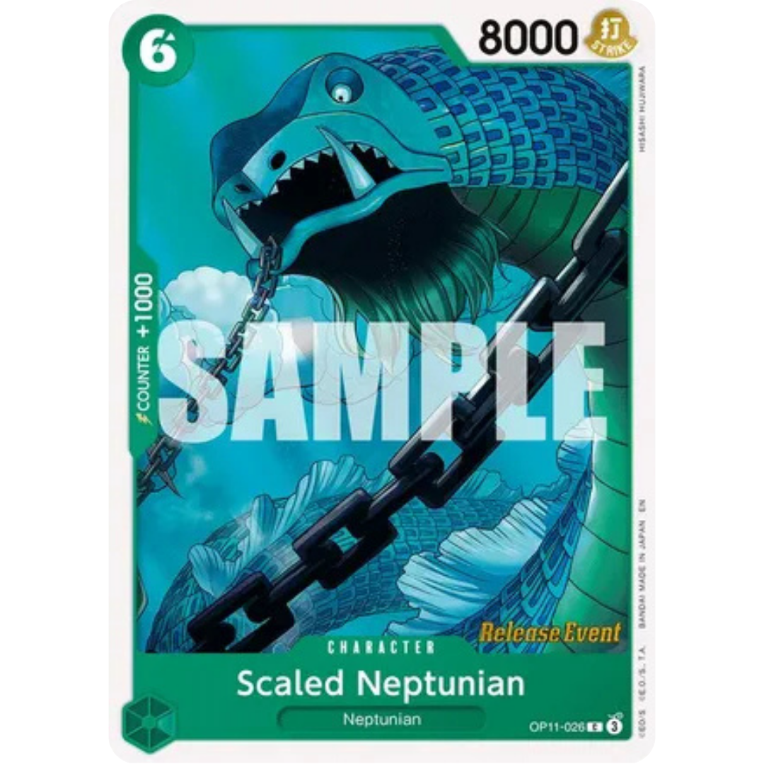 Scaled Neptunian (OP11-026) - A Fist of Divine Speed Release Event Cards
