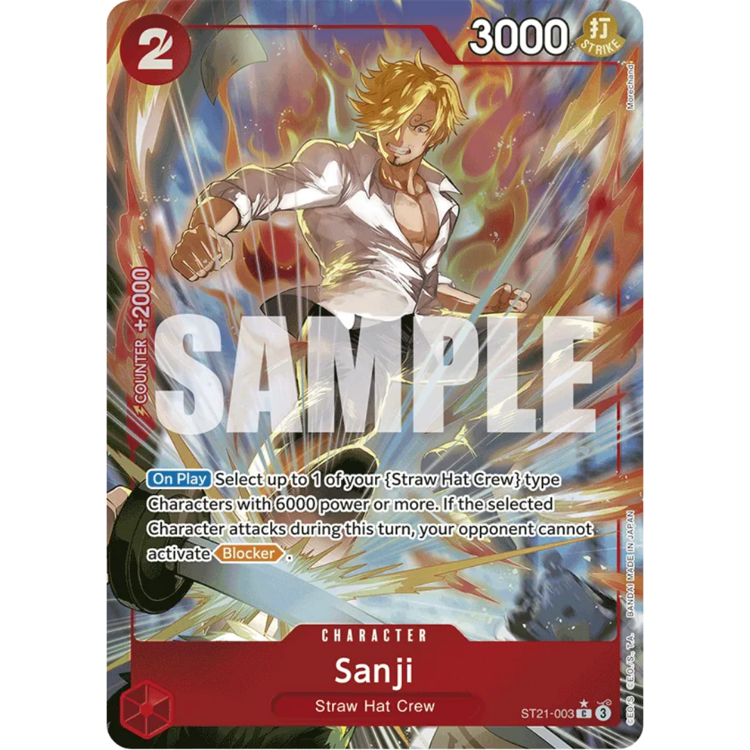Sanji (Parallel) (ST21-003) - Starter Deck EX: Gear 5 Foil