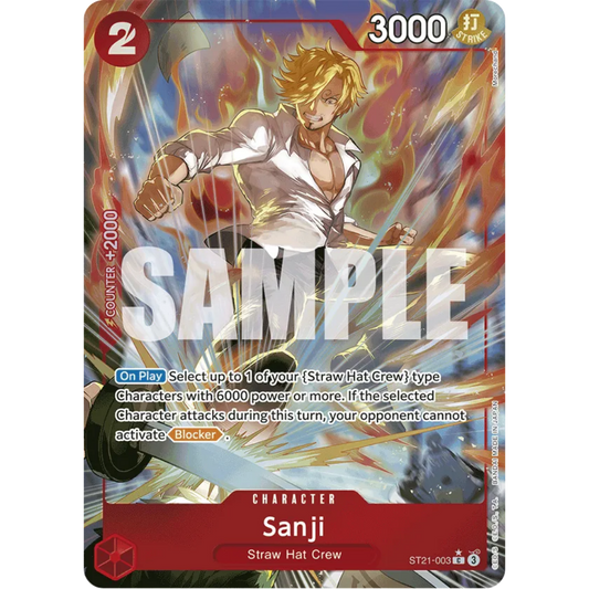 Sanji (Parallel) (ST21-003) - Starter Deck EX: Gear 5 Foil