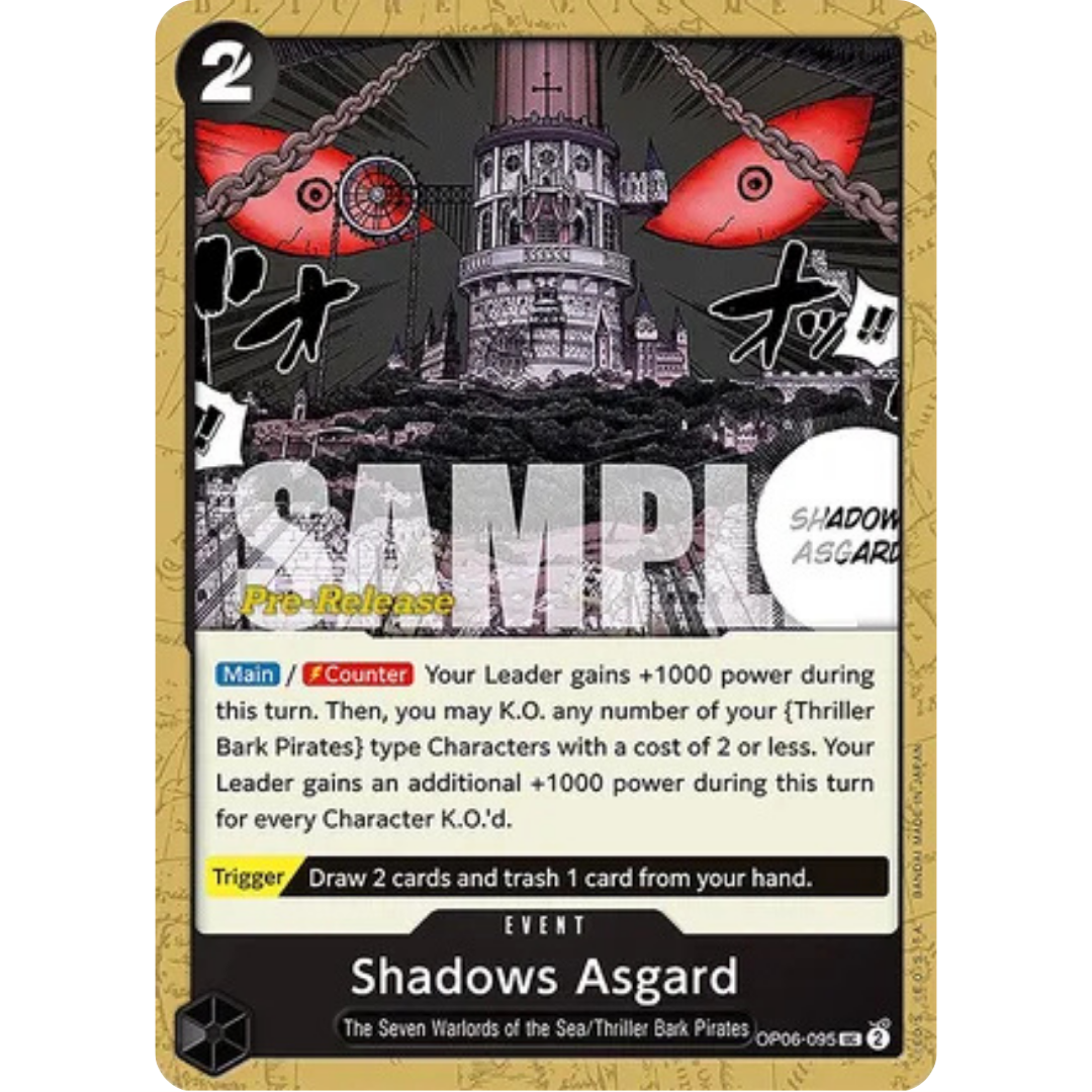 Shadows Asgard (OP06-095) - Wings of the Captain Pre-Release Cards