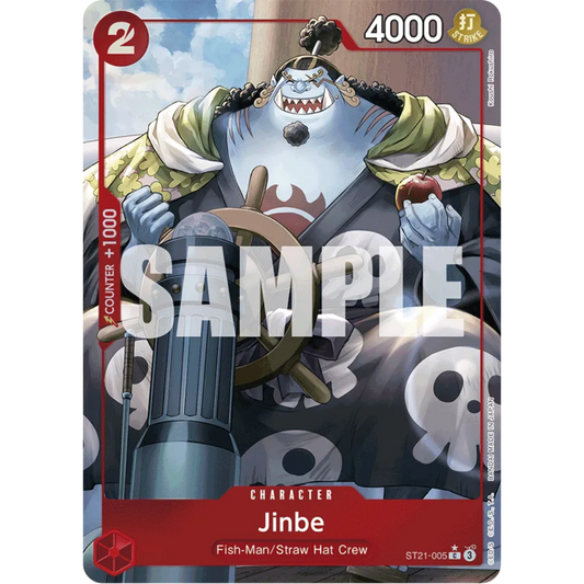 Jinbe (Parallel) (ST21-005) - Starter Deck EX: Gear 5 Foil