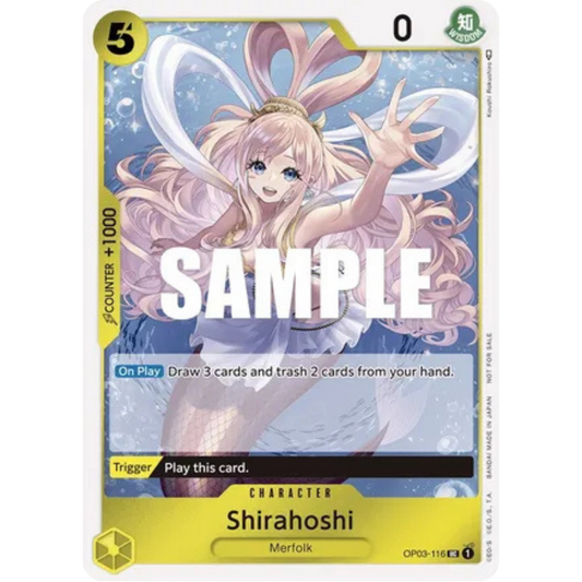 Shirahoshi (Dash Pack) (OP03-116) - Kingdoms of Intrigue Foil